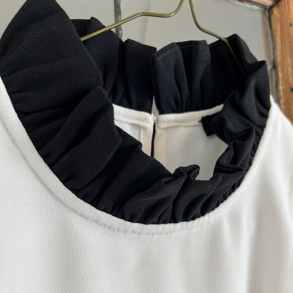 J. Crew Mock Turtle Neck Sleeveless Blouse - Picture 3 of 7